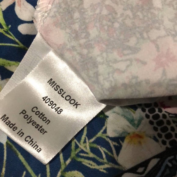 Misslook peasant floral midi dress small - Picture 9 of 9